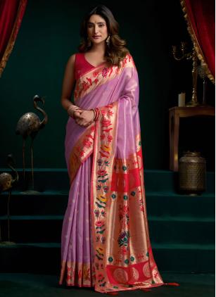 
                      Adorable Pink Fancy Trendy Saree