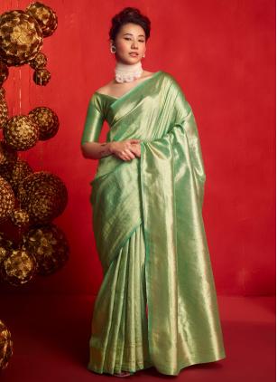 
                      Green Festival Kanchipuram Silk Classic Saree