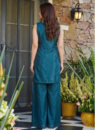
                      Rama Embroidered Palazzo Salwar Kameez